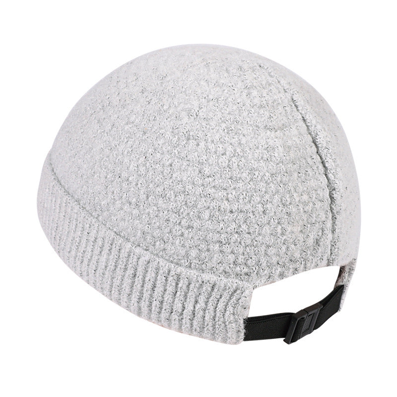 Outdoor Winter Warm Hemming Knitted Woolen Cap