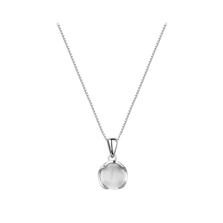 Round Female Geometric Necklace