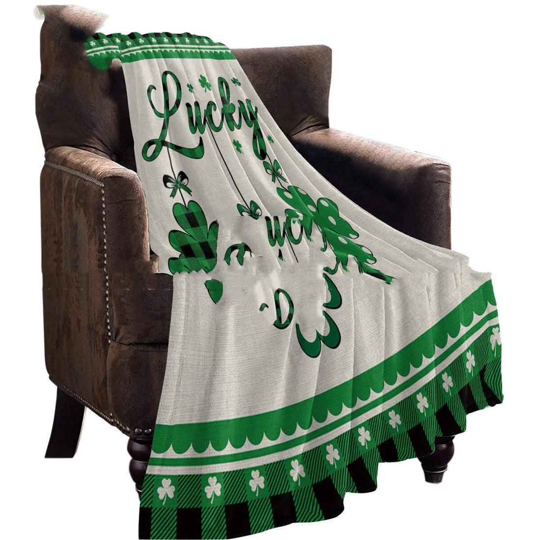 St Patrick's Day Flannel Blanket