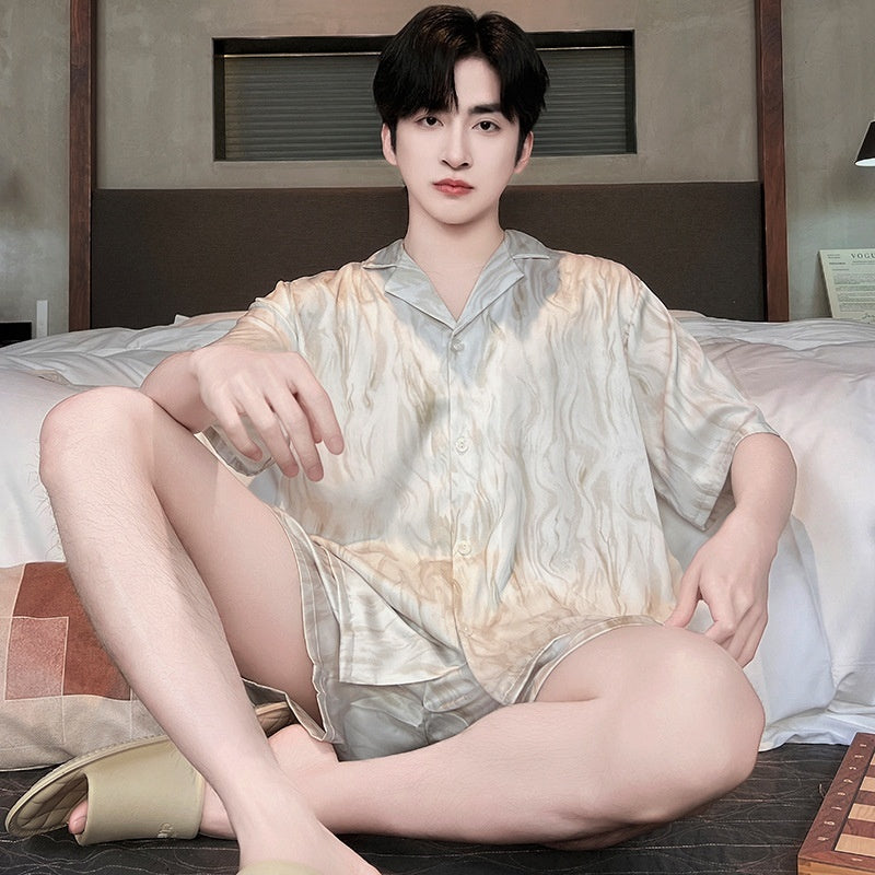 Men’s Ice Silk Pajamas