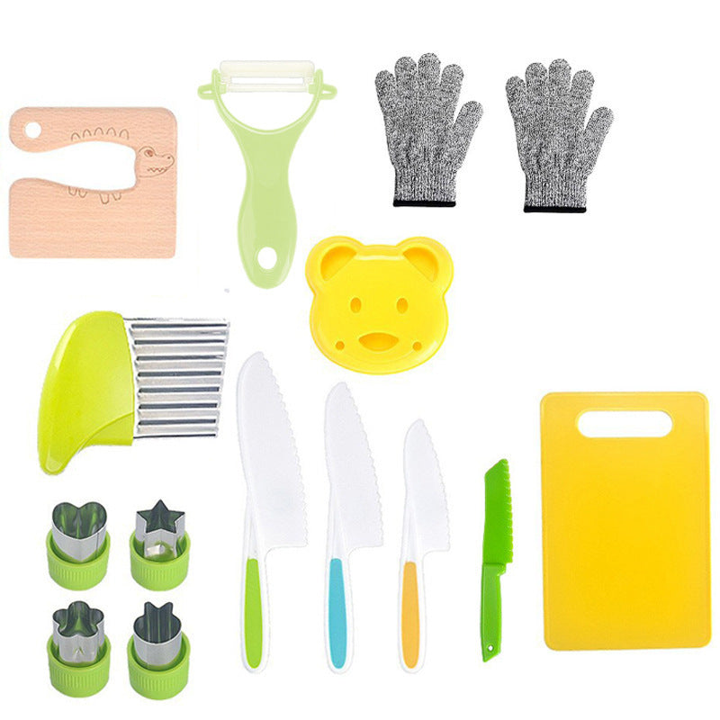 Children's Safety Kitchen Knife Suit Saw
