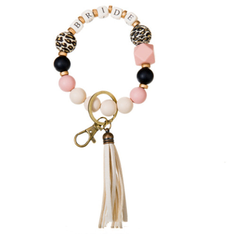 Mother's Day Beech Silicone Bead Bracelet