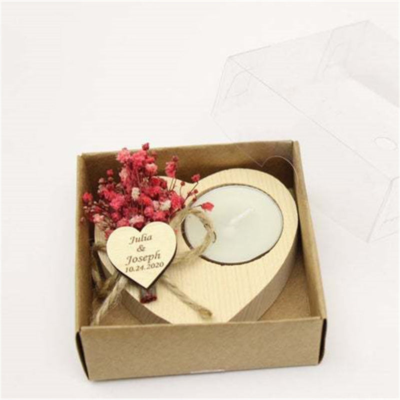 Personalized Wedding Anniversary Scented Candles