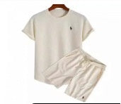 Casual Loose Beachwear Short Sleeve Shorts Suit