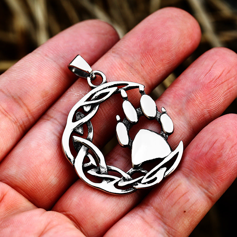 Nordic Viking Celtic Knot Titanium Steel Pendant