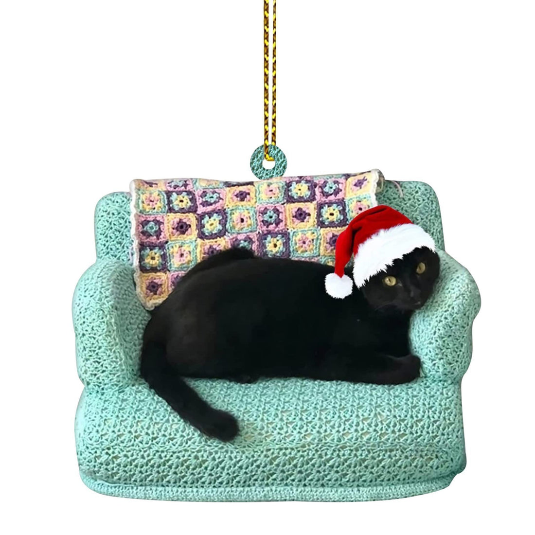 Black Cat Christmas Decorations Ornaments